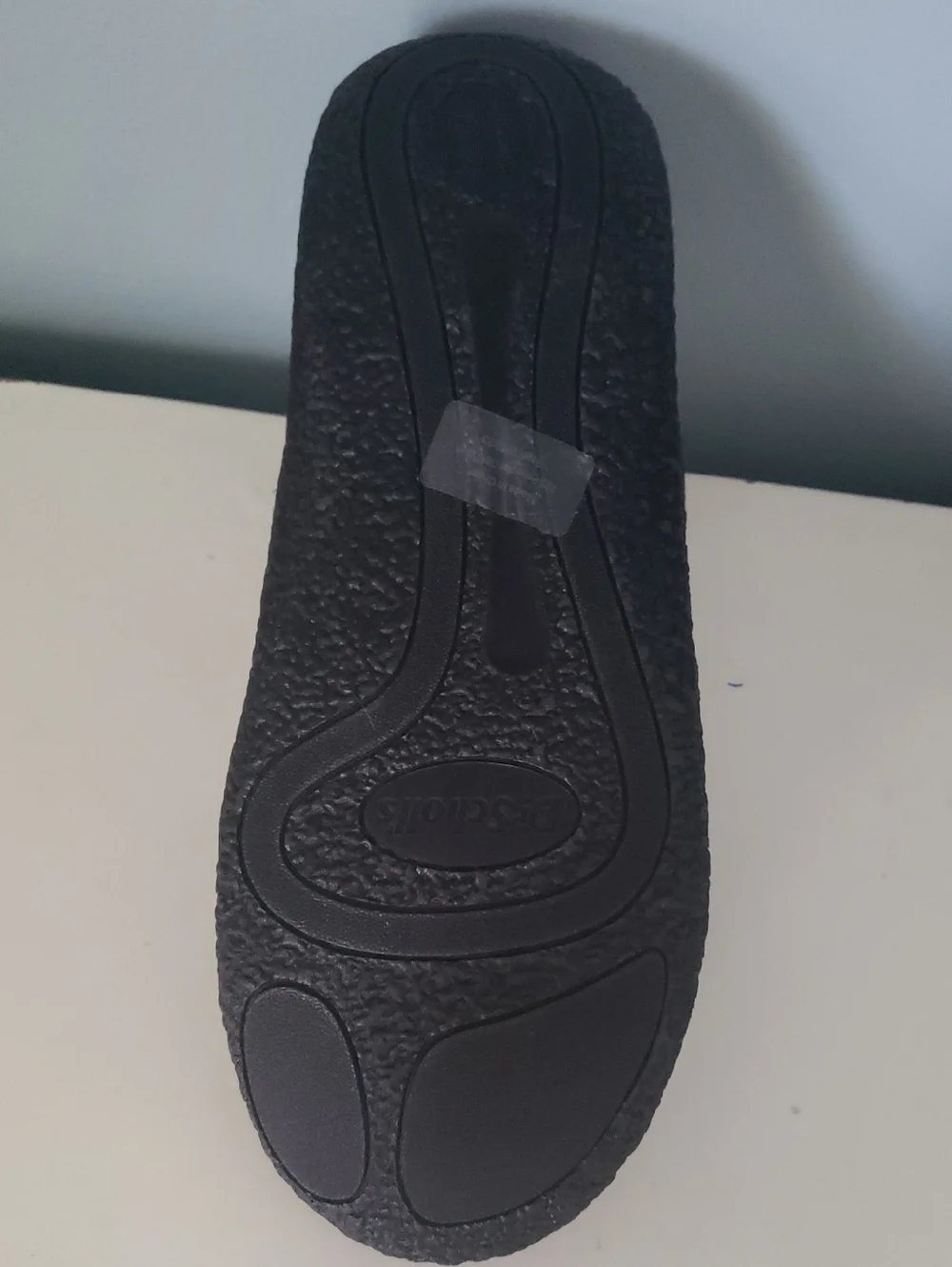 Dr. Scholl's Trevor Gray Felt Slip-On Shoes with Black Trim Size 10